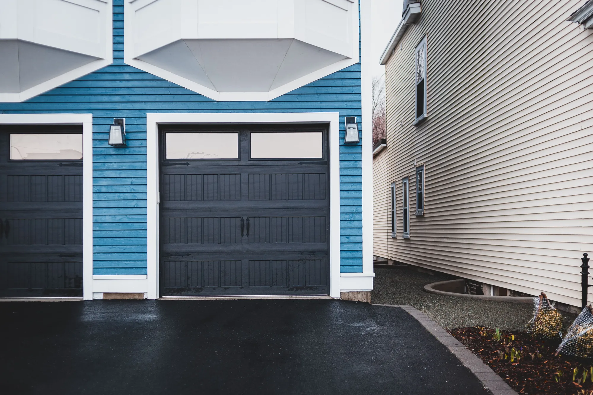 Residential garage door in Prospect Heights